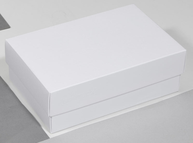 BUNTBOX Geschenkboxen M 1,1 l - 17,0 x 11,0 x 6,0 cm weiß