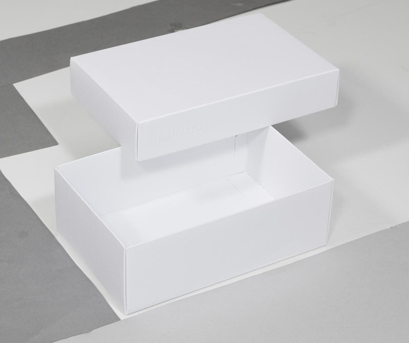BUNTBOX Geschenkboxen M 1,1 l - 17,0 x 11,0 x 6,0 cm weiß