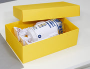 BUNTBOX Geschenkboxen M 1,1 l - 17,0 x 11,0 x 6,0 cm gelb