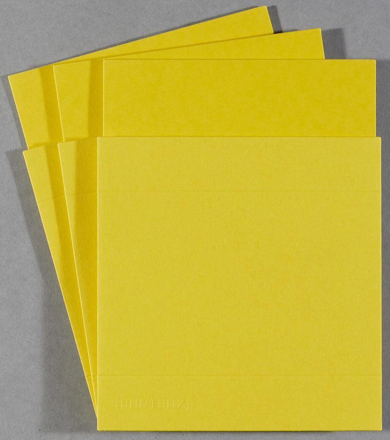 BUNTBOX Geschenkboxen M 1,1 l - 17,0 x 11,0 x 6,0 cm gelb