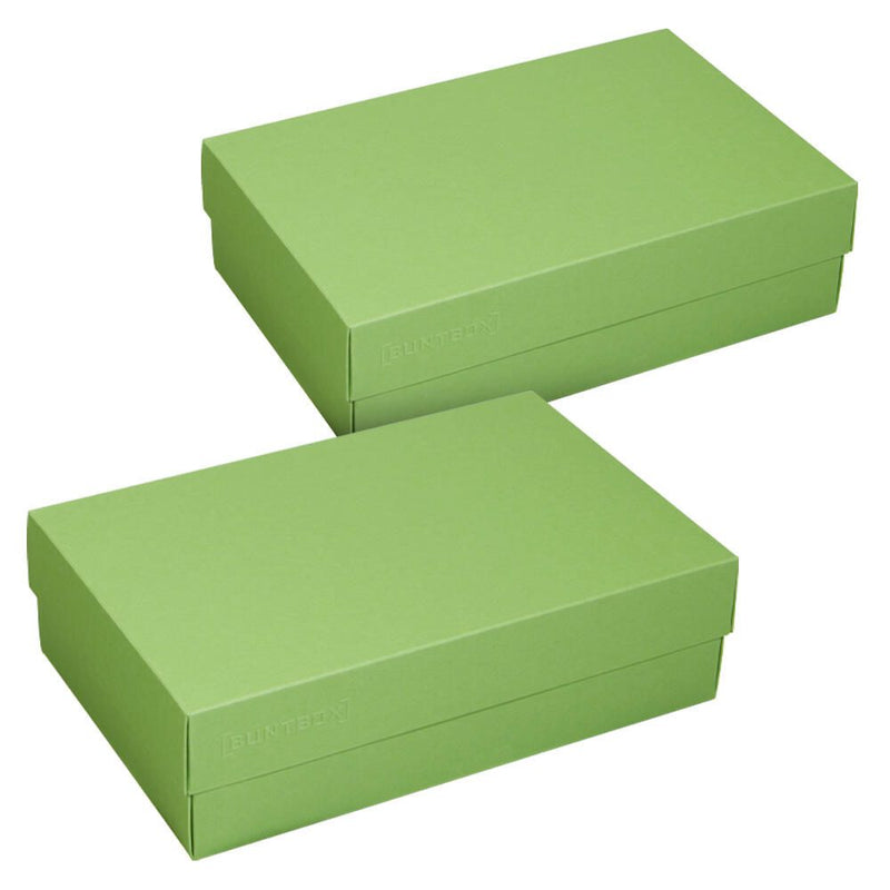 BUNTBOX Geschenkboxen L 3,6 l - 26,6 x 17,2 x 7,8 cm grün