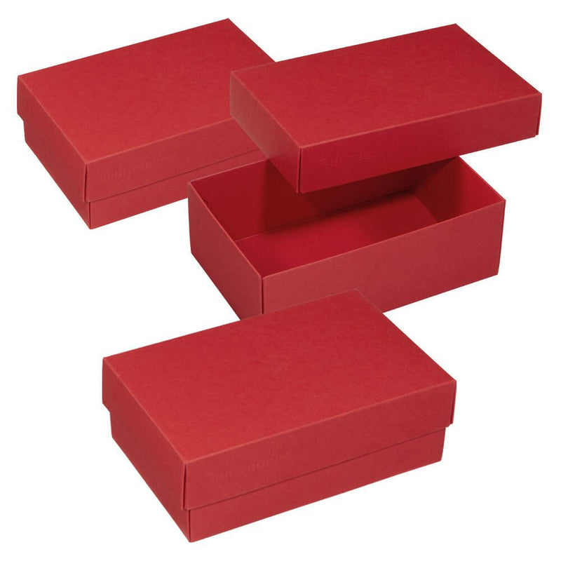 BUNTBOX Geschenkboxen M 1,1 l - 17,0 x 11,0 x 6,0 cm rot