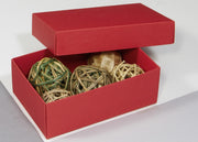 BUNTBOX Geschenkboxen M 1,1 l - 17,0 x 11,0 x 6,0 cm rot