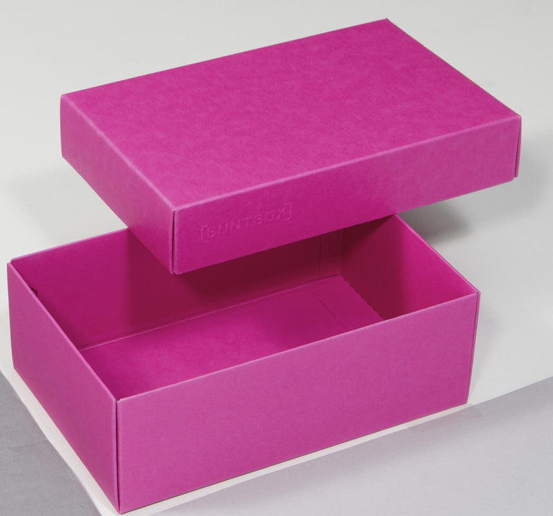 BUNTBOX Geschenkboxen M 1,1 l - 17,0 x 11,0 x 6,0 cm pink