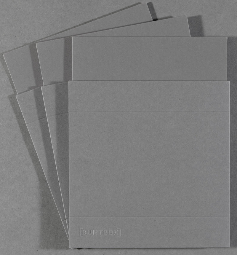 BUNTBOX Geschenkboxen M 1,1 l - 17,0 x 11,0 x 6,0 cm grau