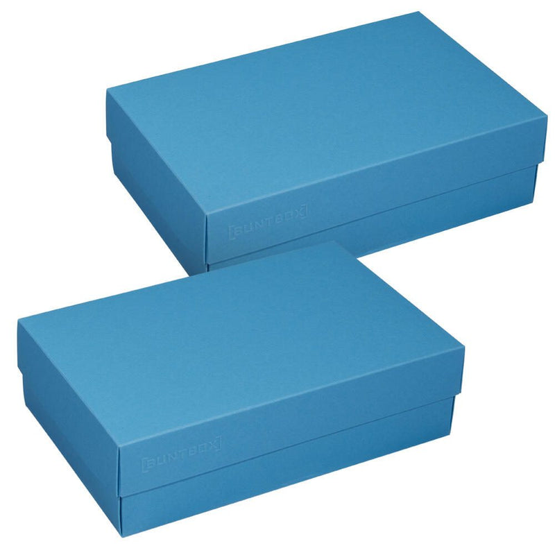 BUNTBOX Geschenkboxen L 3,6 l - 26,6 x 17,2 x 7,8 cm blau