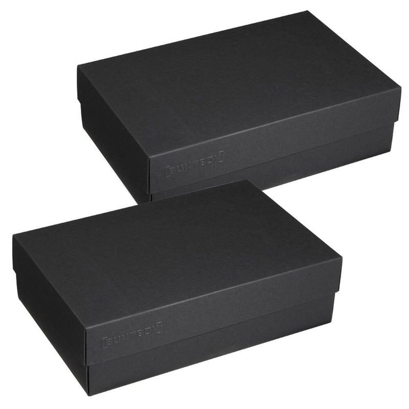 BUNTBOX Geschenkboxen L 3,6 l - 26,6 x 17,2 x 7,8 cm schwarz