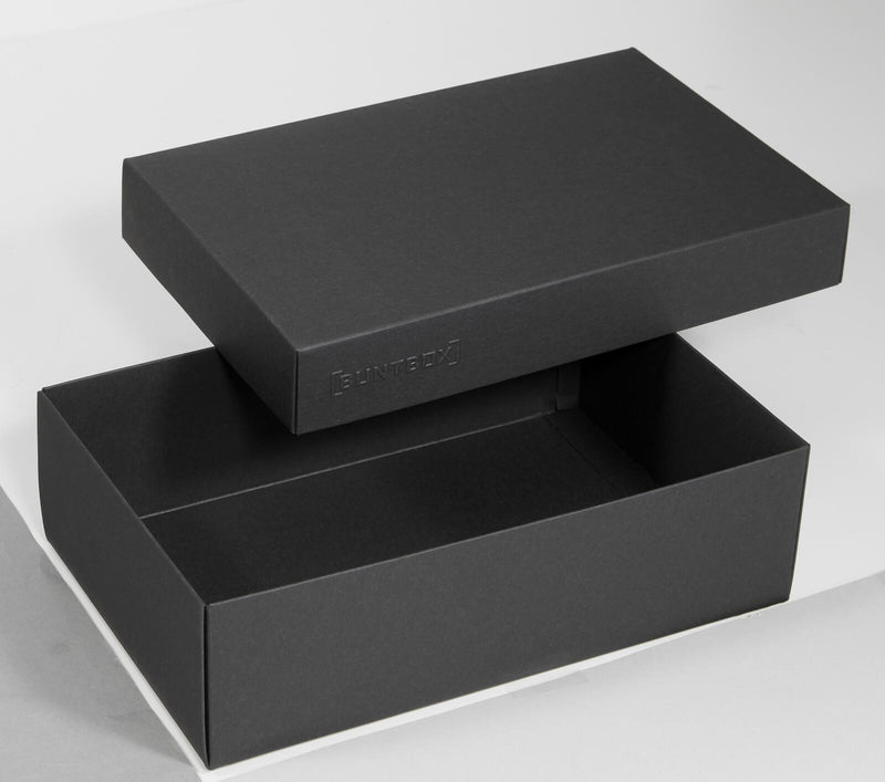BUNTBOX Geschenkboxen L 3,6 l - 26,6 x 17,2 x 7,8 cm schwarz