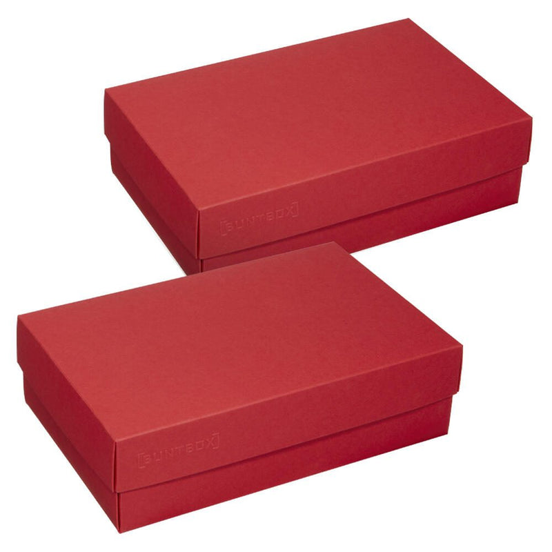 BUNTBOX Geschenkboxen L 3,6 l - 26,6 x 17,2 x 7,8 cm rot
