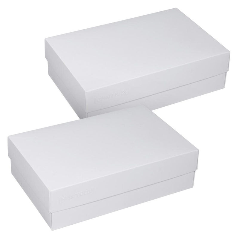 BUNTBOX Geschenkboxen L 3,6 l - 26,6 x 17,2 x 7,8 cm weiß