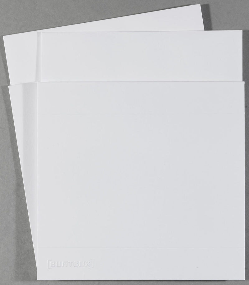 BUNTBOX Geschenkboxen L 3,6 l - 26,6 x 17,2 x 7,8 cm weiß