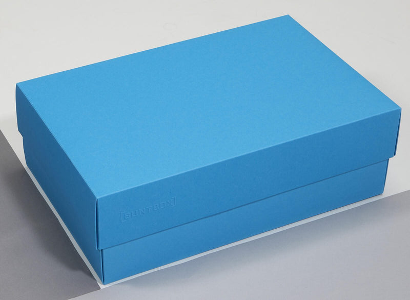 BUNTBOX Geschenkboxen XL 8,6 l - 34,0 x 22,0 x 11,5 cm blau