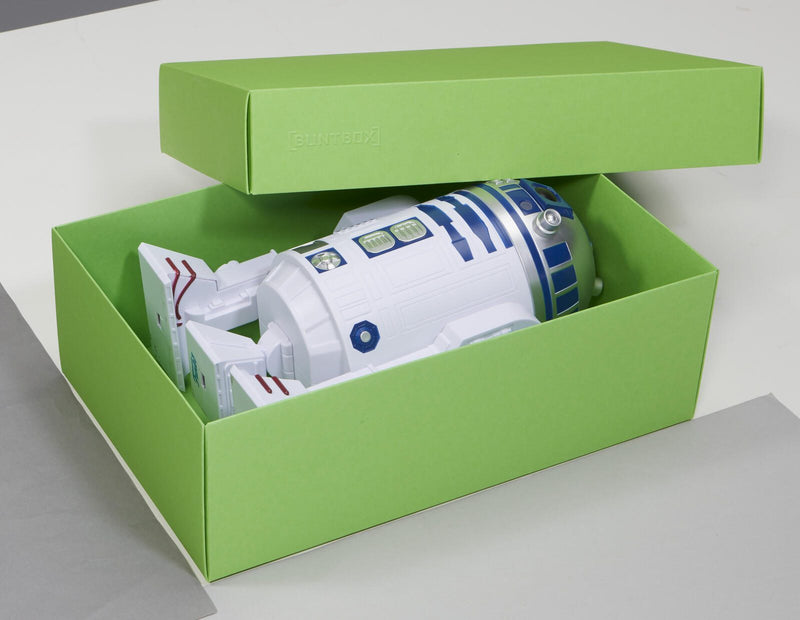 BUNTBOX Geschenkboxen XL 8,6 l - 34,0 x 22,0 x 11,5 cm grün