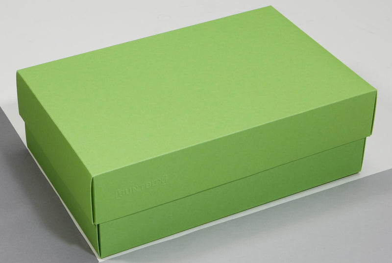 BUNTBOX Geschenkboxen XL 8,6 l - 34,0 x 22,0 x 11,5 cm grün