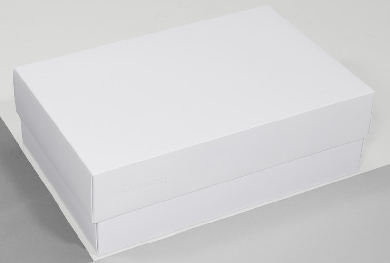 BUNTBOX Geschenkboxen XL 8,6 l - 34,0 x 22,0 x 11,5 cm weiß