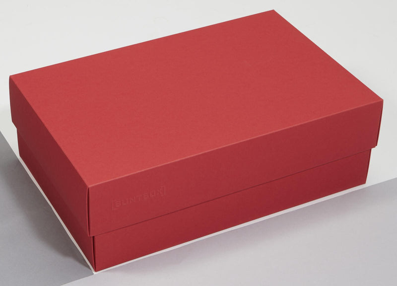BUNTBOX Geschenkboxen XL 8,6 l - 34,0 x 22,0 x 11,5 cm rot
