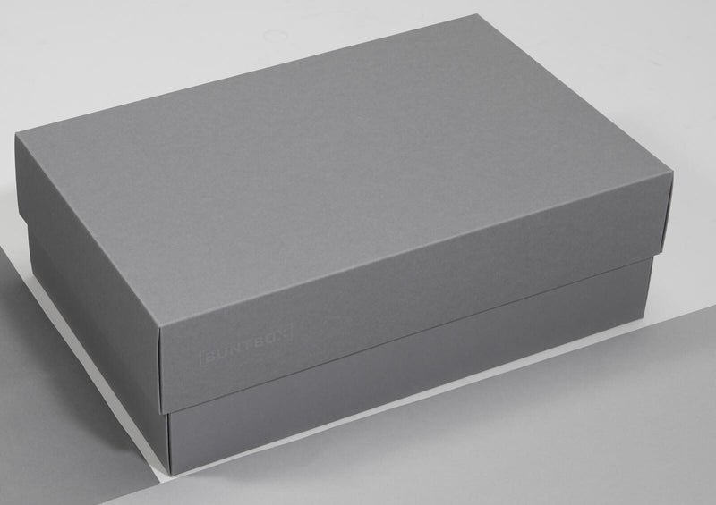 BUNTBOX Geschenkboxen XL 8,6 l - 34,0 x 22,0 x 11,5 cm grau
