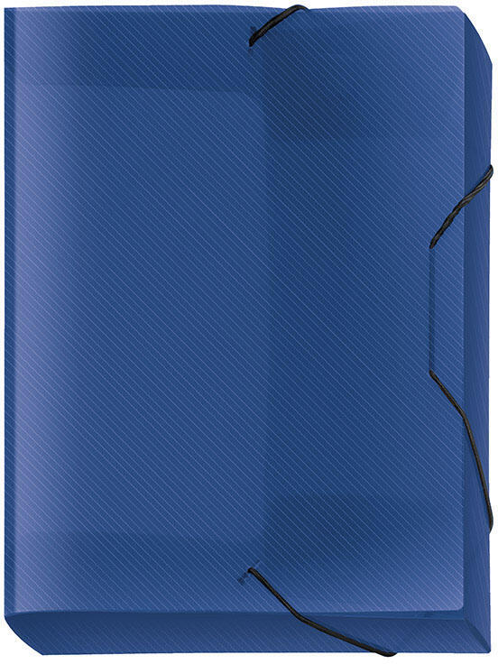 VELOFLEX Heftbox 2.5 cm DIN A4 transparent blau