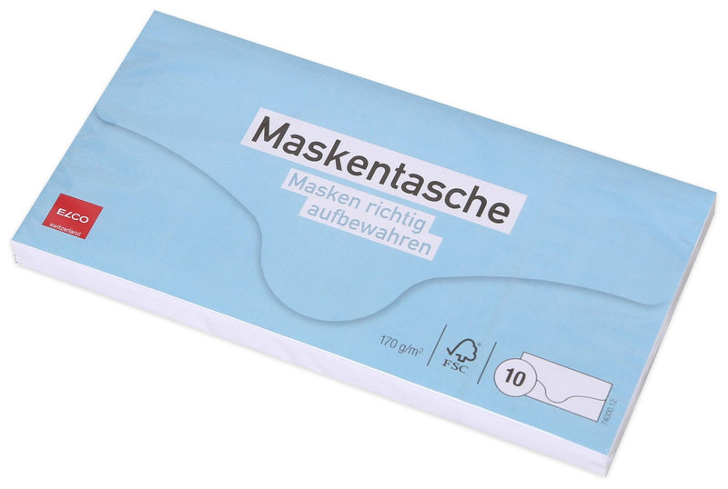 ELCO Maskentaschen DIN lang ohne Fenster Steckverschluss
