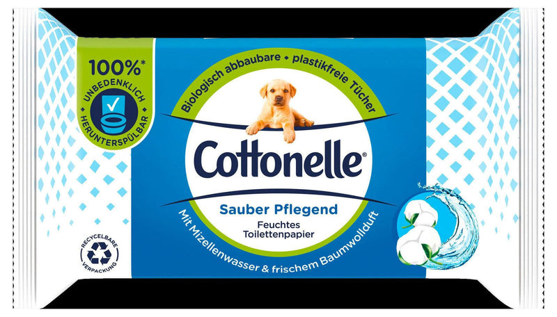 Cottonelle Feuchttücher Sauber Pflegend 1-lagig