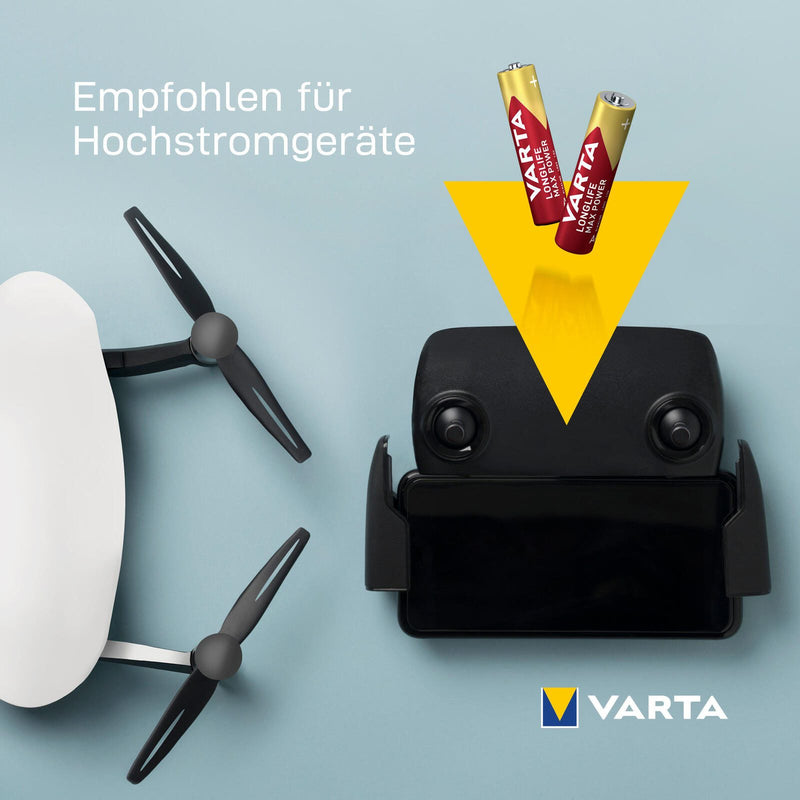 VARTA Batterien LONGLIFE Max Power Micro AAA 1.5 V