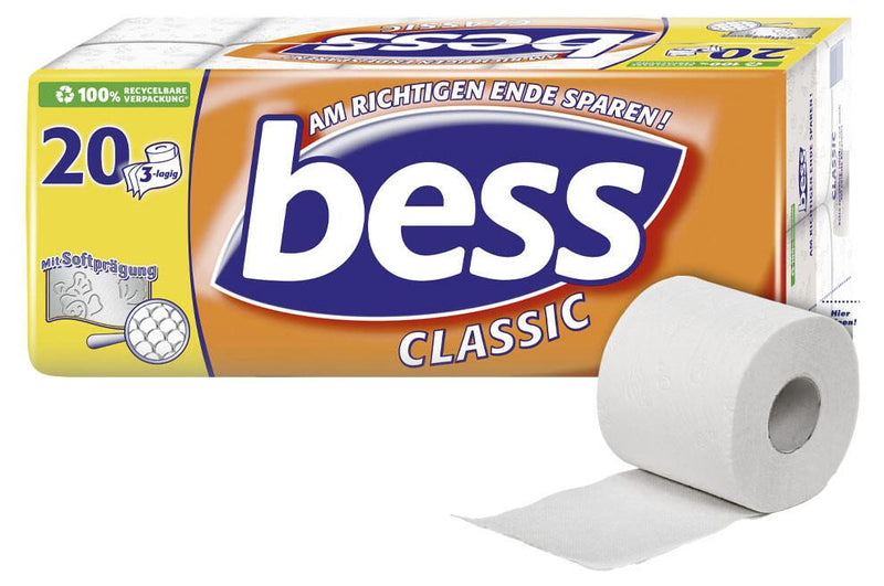 bess Toilettenpapier CLASSIC 3-lagig