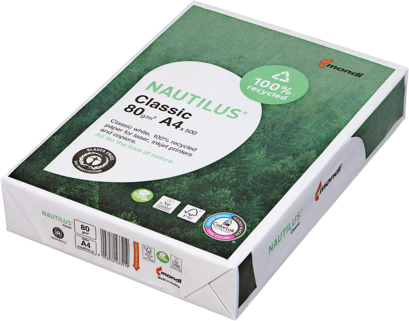 NAUTILUS® Recyclingpapier DIN A4 80 g/m²