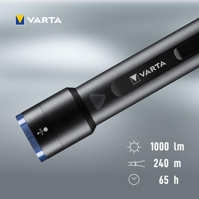 VARTA Taschenlampe 23.5 cm schwarz