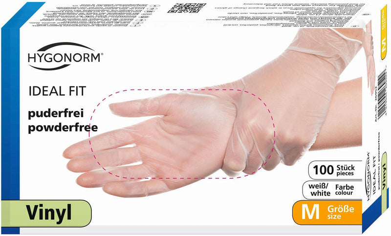 HYGONORM Einmalhandschuhe IDEAL FIT M weiß