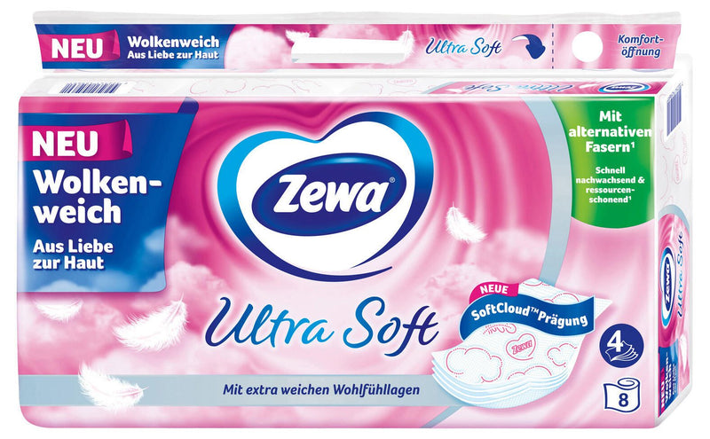 Zewa Toilettenpapier Ultra Soft 4-lagig