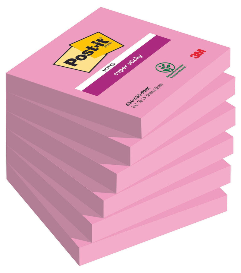 Post-it® Super Sticky Haftnotizen 7,6 x 7,6 cm