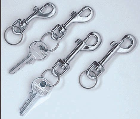 WEDO Karabinerhaken silber