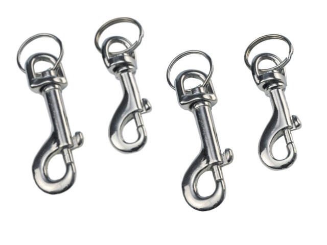 WEDO Karabinerhaken silber