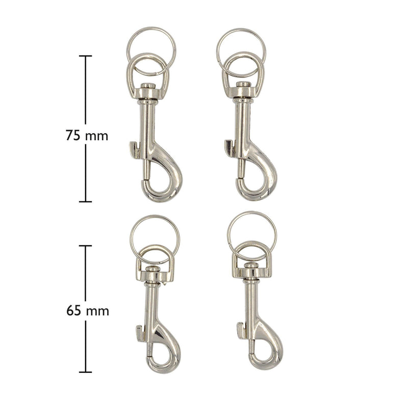 WEDO Karabinerhaken silber