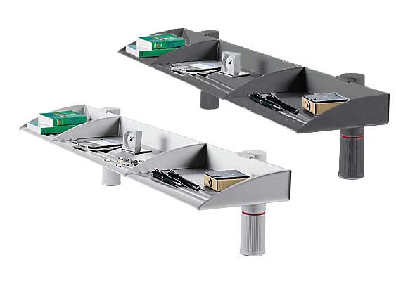 novus Briefablagen-System 100,0 x 19,5 x 21,6 cm lichtgrau