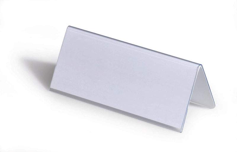 DURABLE Tischnamensschilder transparent 15 cm x 6.1 cm
