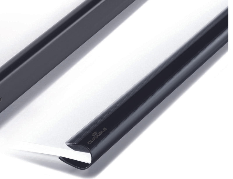 DURABLE Klemmschienen DIN A4 0.6 cm schwarz