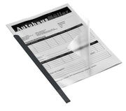 DURABLE Klemmschienen DIN A4 0.6 cm schwarz