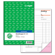 SIGEL Formularbuch Bestellung DIN A5 2x 50 Seiten