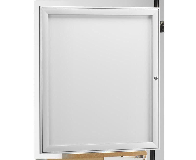 Showdown® Displays S Schaukasten 4x DIN A4 keine-Fach alusilber