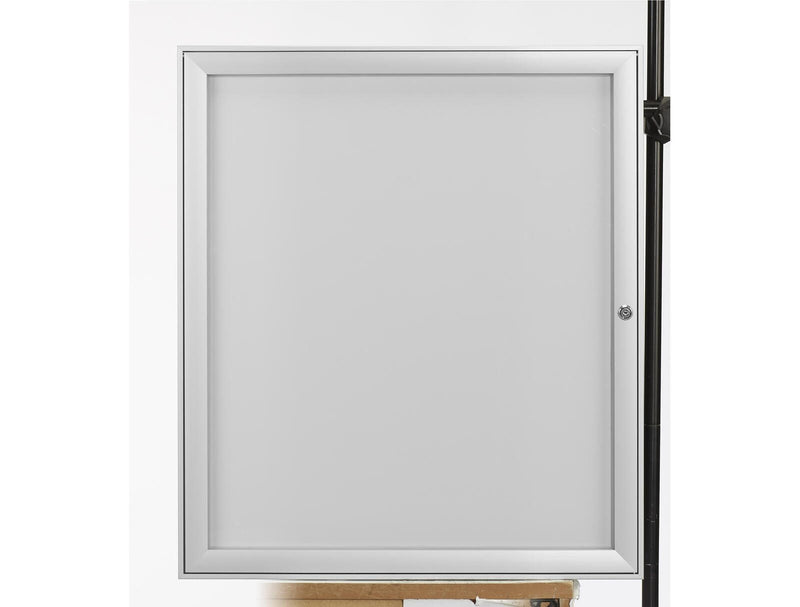 Showdown® Displays S Schaukasten 4x DIN A4 keine-Fach alusilber