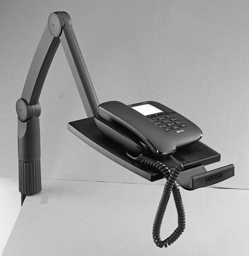 styro Telefonschwenkarm schwarz
