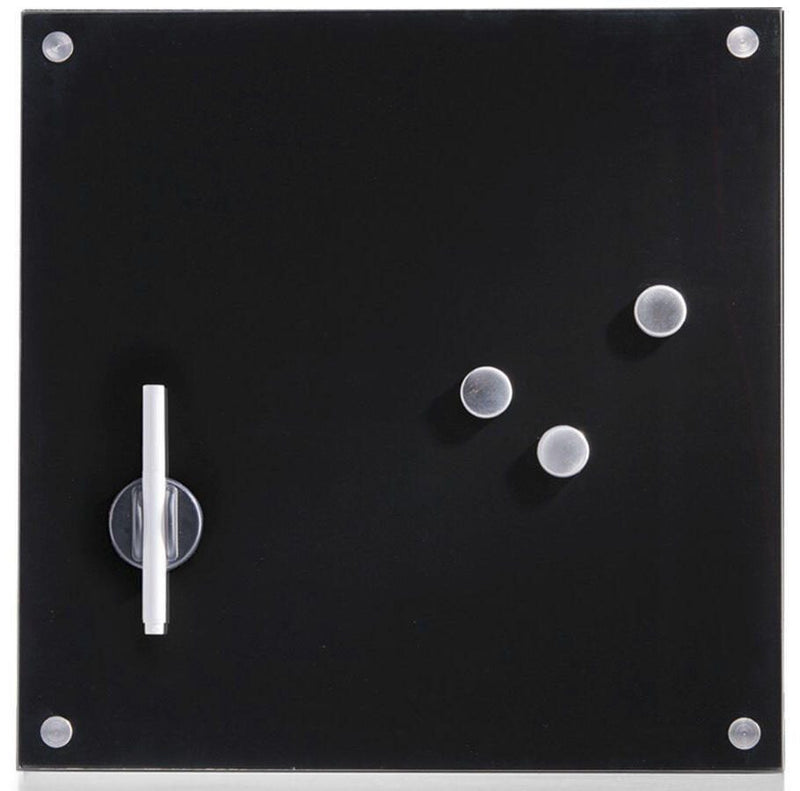 Zeller Glas-Magnettafel 40,0 x 40,0 cm schwarz