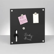 Zeller Glas-Magnettafel 40,0 x 40,0 cm schwarz