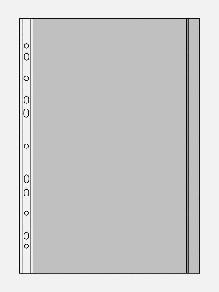 LEITZ Gleitverschlussbeutel A4 transparent