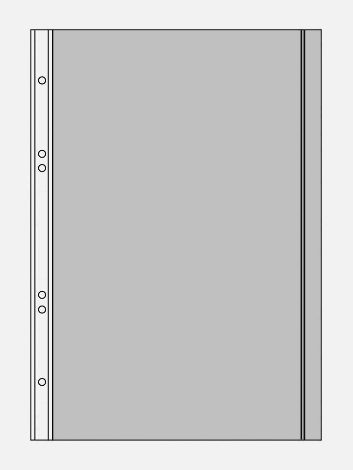 LEITZ Gleitverschlussbeutel A4 transparent