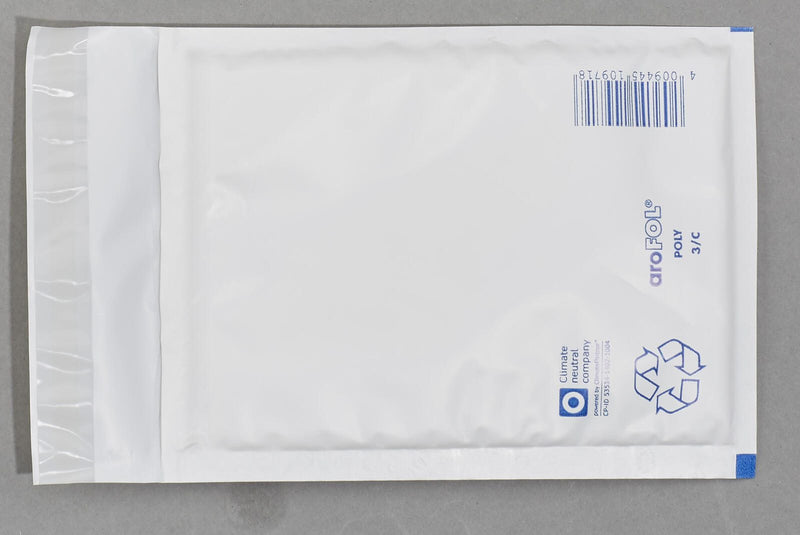 aroFOL® POLY 3/C Luftpolstertaschen für A6 weiß