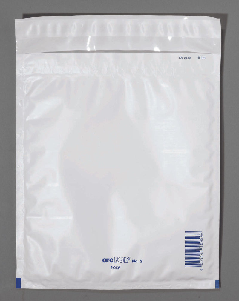 aroFOL® POLY 5/E Luftpolstertaschen für DIN C5 weiß