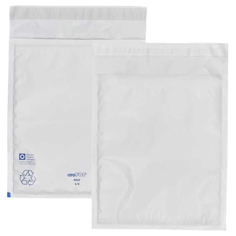 aroFOL® POLY 5/E Luftpolstertaschen für DIN C5 weiß