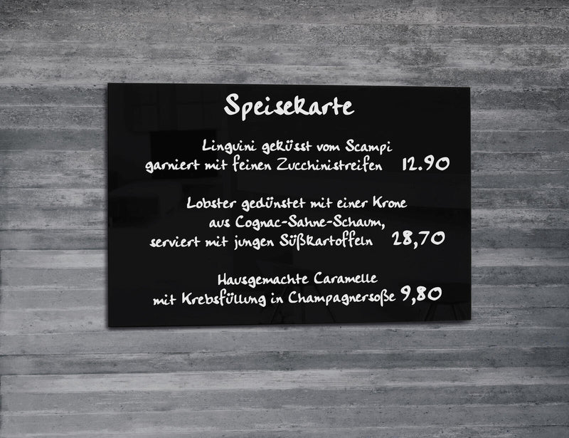 SIGEL Glas-Magnettafel artverum® 100,0 x 65,0 cm schwarz